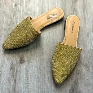Zigi Soho Gold Slides